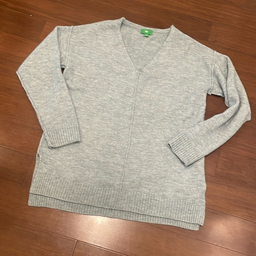 Dip Blue V neck Sweater